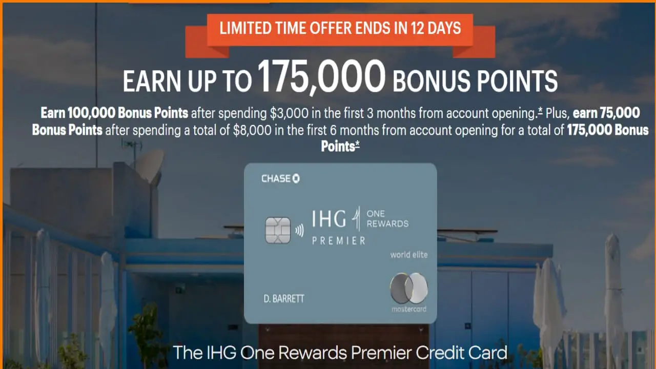 Earn Up To 175000 Bonus Points